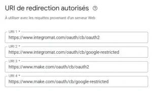 15 URL de redirection
