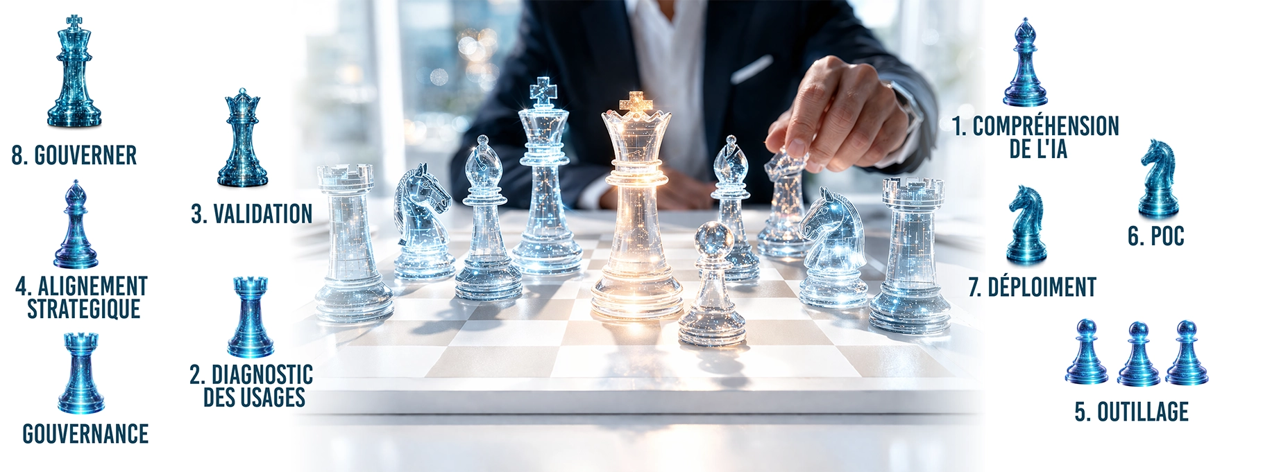 IA dans l'entreprise : aussi complexe qu'une parte d'échec